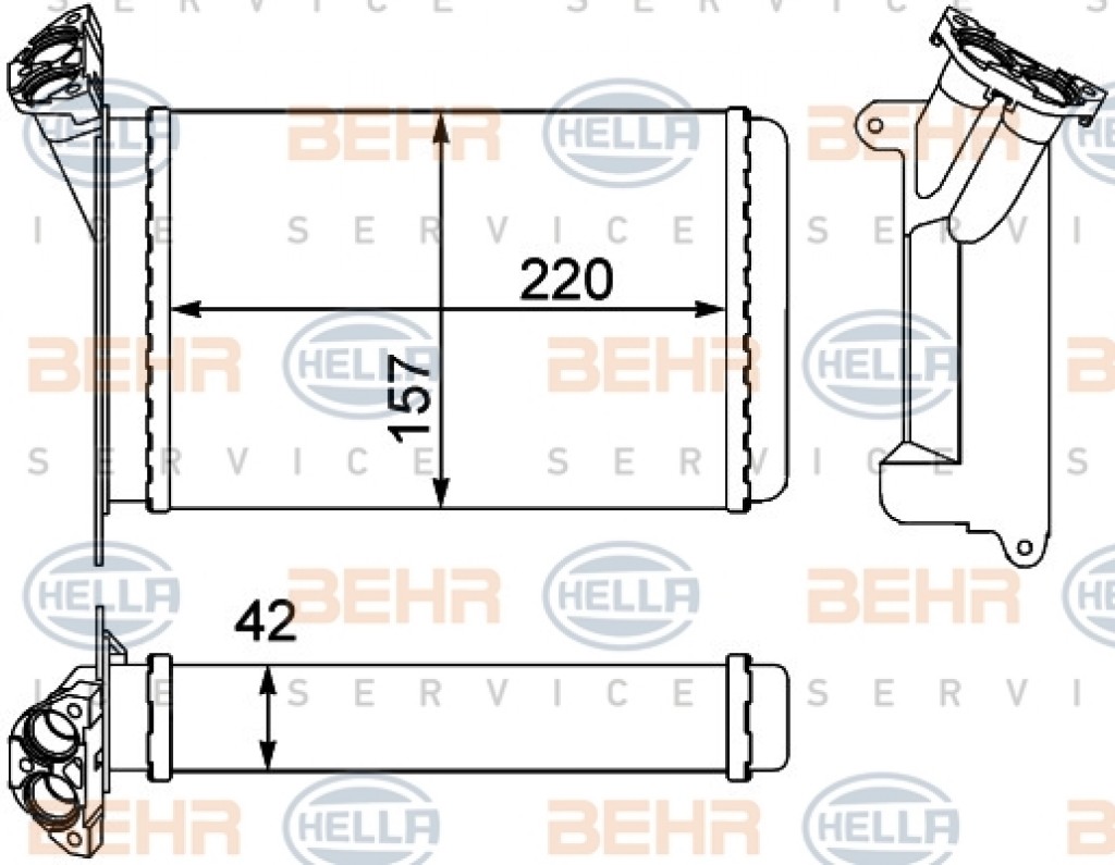 Heater Matrix E30